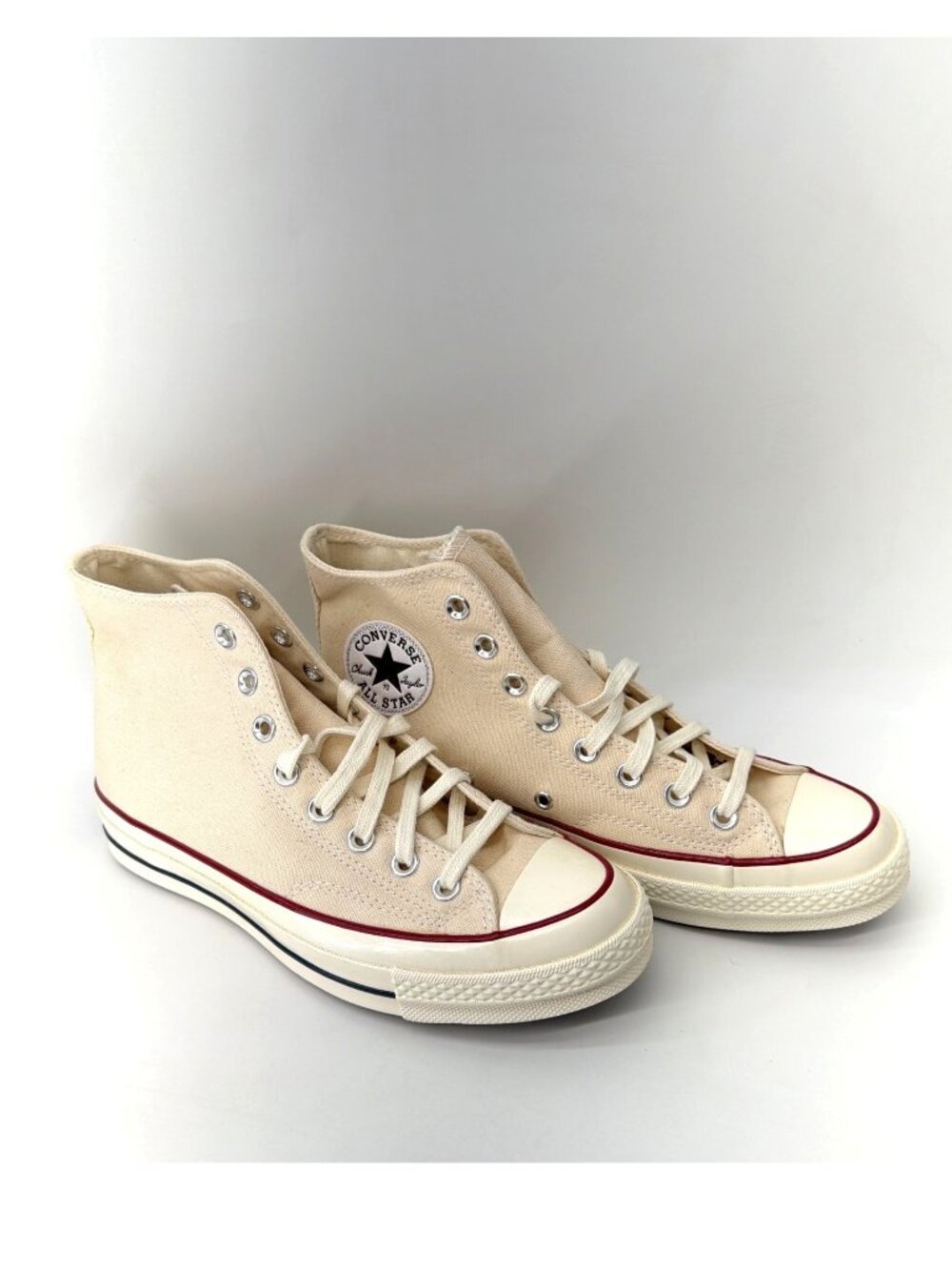 Converse Chuck Taylor 70 High Top Sneakers Beige Canvas Unisex Size M7.5 W9.5